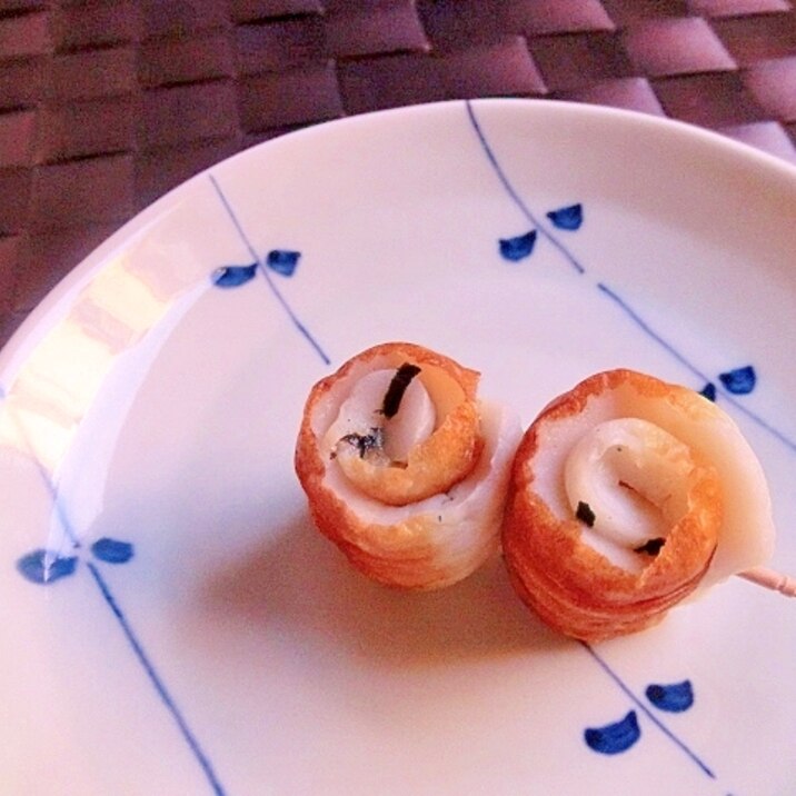 海苔わさび味♪くるくるちくわ✿